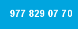 977 829 07 70